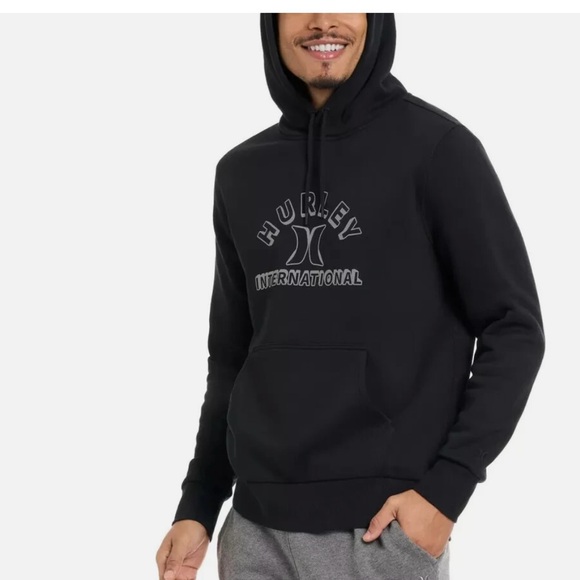 NWT Hurley Men's Black Hoodie Large - Picture 1 of 7